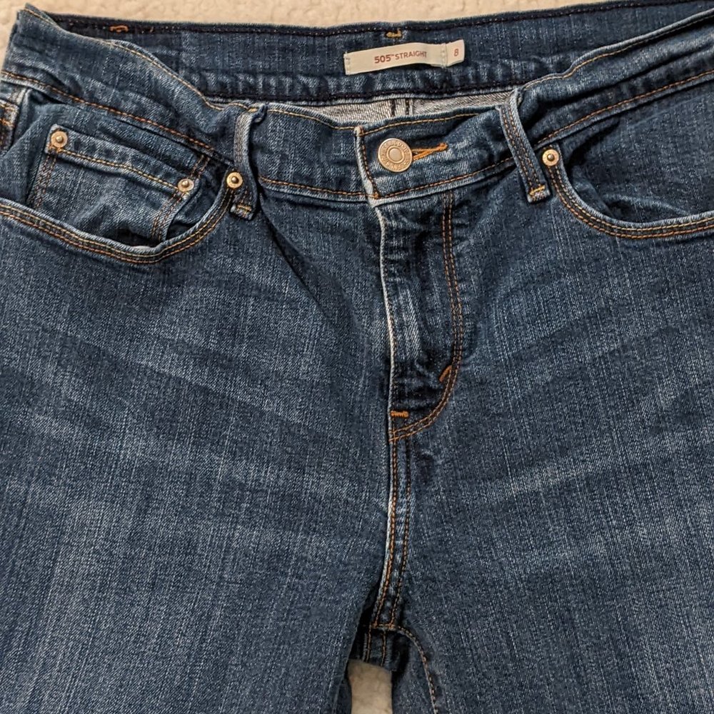 Women's Levi's 505 Straight Leg Jeans